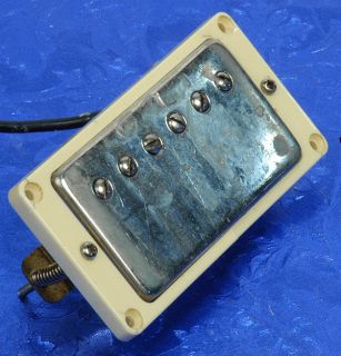 Import Humbucker Guitar Pickup 8 44K With Nickel Cover Good Used 