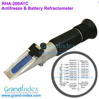 Black RHA 200ATC Glycol Antifreeze Batteryrefractometer