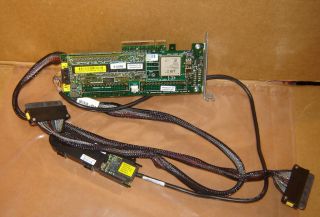 504022 001   HP   SMART ARRAY P400 LOW PROFILE PCI E SCSI W/Cables 