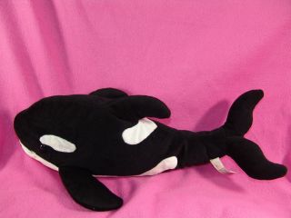 Big Animal Alley Plush Killer Whale Shamu Stuffed Orca