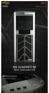 Antec Six Hundred SE ATX Mid Tower Computer Case SECC Steel USB 3 0 