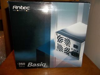 ANTEC BASIQ 350 WATT ATX12V VERSION 2 01 POWER SUPPLY MODEL BP350 NEW 