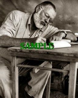 1953 ernest hemingway at his desk photo  7 99  