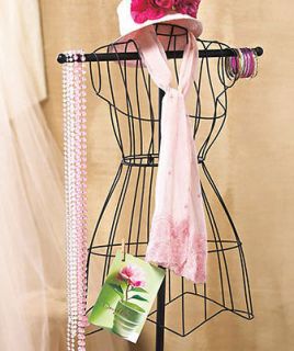 vintage wire dress form mannequin boutique clothing decor time left