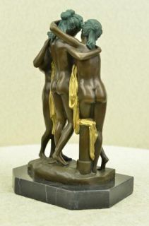   Bronze Sculpture Statue by Canova 12 lbs Figurine Decor Figu