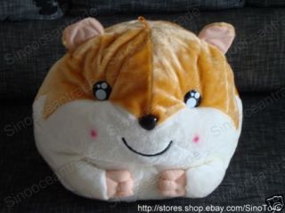 huge fat hamtaro golden hamster brown white big plush from