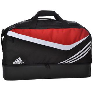 Adidas Football Team Sports Holdall Kit Gym Bag L – Black Soccer 
