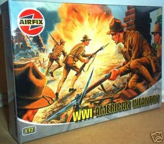 new model soldiers wwi american infantry 1 72 airfix time