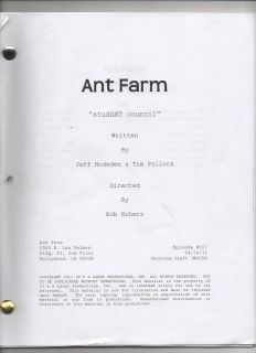 Ant Farm Script Disney China McClain U Pick Episode Season 1
