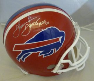  Autographed Signed Buffalo Bills Full Size Helmet w HOF 07
