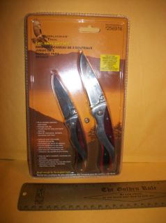 New Appalachian Trail Knife Set Gift Blade Hand Tool Pair Hardwood 