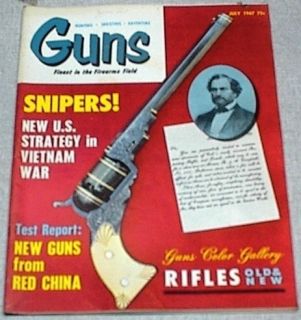 Guns July 1967 Viet Nam Snipers, Champlin Haskins Rifles, Winchester 