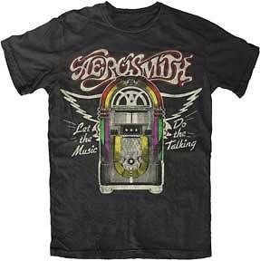 Aerosmith Let The Music Jukebox Shirt SM, MD, LG, XL, XXL New