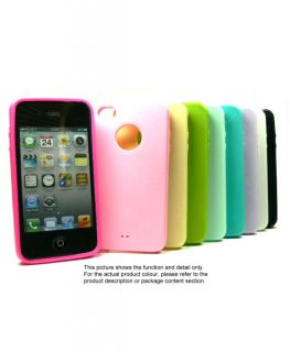   Rubber Plastic Bumper Cover Case for Apple iPhone 4 4S U589A