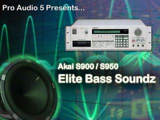 akai s900 s950 elite bass samples 8x floppy disks the greatest bass 