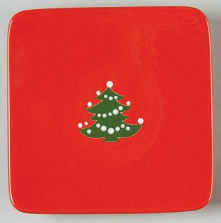   christmas tree piece appetizer plate size 6 inches size 2 condition