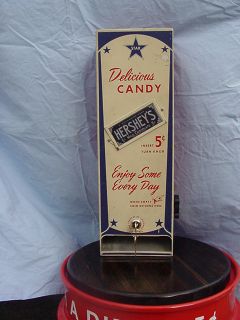 Antique Vintage Star Candy Hershey 5 Cent Vending Machine