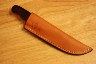 ANZA 2012 BEAR HUNTER HCS Knife Ultra Light Oak Handle & Sheath   Made 