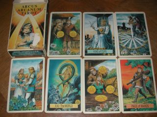 Arcus Arcanum Tarot Vtg Collectible Cards Very Good Cond