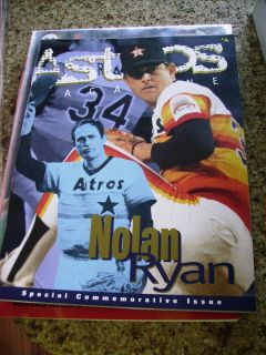 Astros Magazine 1996 Special Commemorative Nolan Ryan