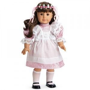    SAMANTHAS BIRTHDAY PARTY PINAFORE LACE APRONS FOR AMERICAN GIRL DOLL