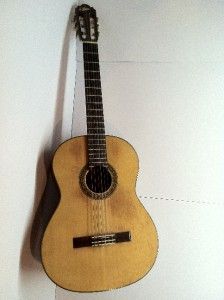 vintage aria acoustic guitar model a554 w hard case