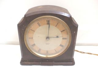   Scetric Electric Movement Bakelite Case Mantel Clock 5.5High 6Wide