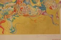 Guillaume Azoulay LAnee Du Dragon 23K Gold Serigraph Printers Proof 