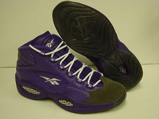   Sz 16 REEBOK Question Mid PE Purple SAMPLE AI IVERSON Sneakers Shoes