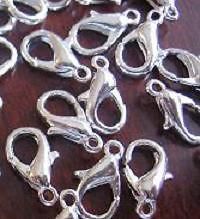 50 iron clasps lobster claws 12mm jewelry making supply from