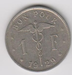 1929 1 F Belgium We Combine Shipping 5 for $1 50 P24