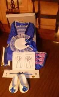 Newly listed AMERICAN GIRL FELICITYS BLUE HOLIDAY GOWN OUTFIT NEW IN 