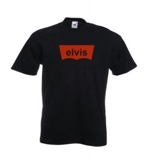 elvis jeans retro music unisex t shirt printed clothing top more 