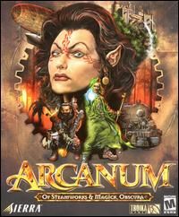 Arcanum Of Steamworks & Magick Obscura PC CD dwarve orcs elves role 