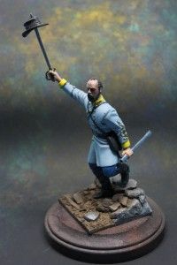   16 Built Figure of Confederate Brigadier General Armistead
