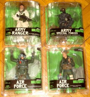 McFarlane Military Series 7 Air Force Halo Jumper Fighter Pilot Army 