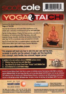 SCOTT COLE YOGA TAI CHI EXERCISE DVD NEW SEALED WORKOUT FITNESS
