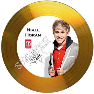   Horan One Direction Signed Gold Disc with Autographs Ideal Gift