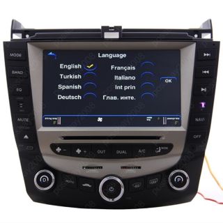 2003 2007 Honda Accord Car GPS Navigation TV DVD Player