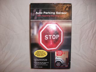 AUTO PARKING SENSOR WITH FLASHING WARNING LIGHT PROTECT YOUR GARAGE 