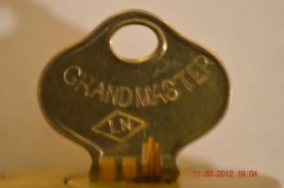 Sargent Cast Bronze Pin Tumbler Cutaway Antique Padlock Lock with Key 