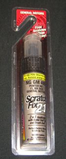   Pewter Met NG GM 490 Scratch Fix 2 in 1 Car Touch Up Paint Pen