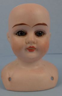 antique bisque doll head germany alma 3 1 2 t