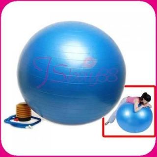 New Pilates Yoga Fitness Exercise Sculpting Ball & Air Pump 75 cm (29 