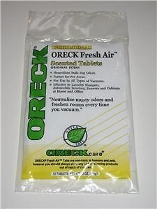 12 pack oreck xl cc fresh air scent vacuum tabs