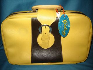 vintage 1950 s carry on suitcase luggage galaxy trav ler