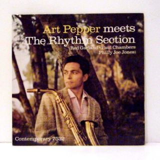 Art Pepper LP Meets The Rhythm Section 1957 Contemporary