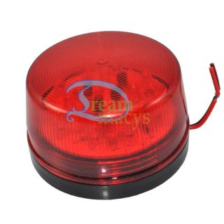 12 volt security systems alarm strobe light siren red k  5 
