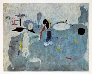 1957 Print Arshile Gorky Limit Surrealism Abstract Expressionism Non 