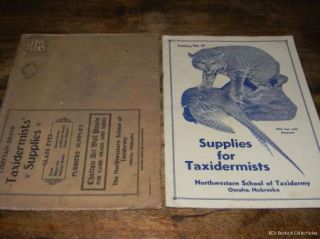Supplies for Taxidermists Catalog No 91 J w Elwood Co